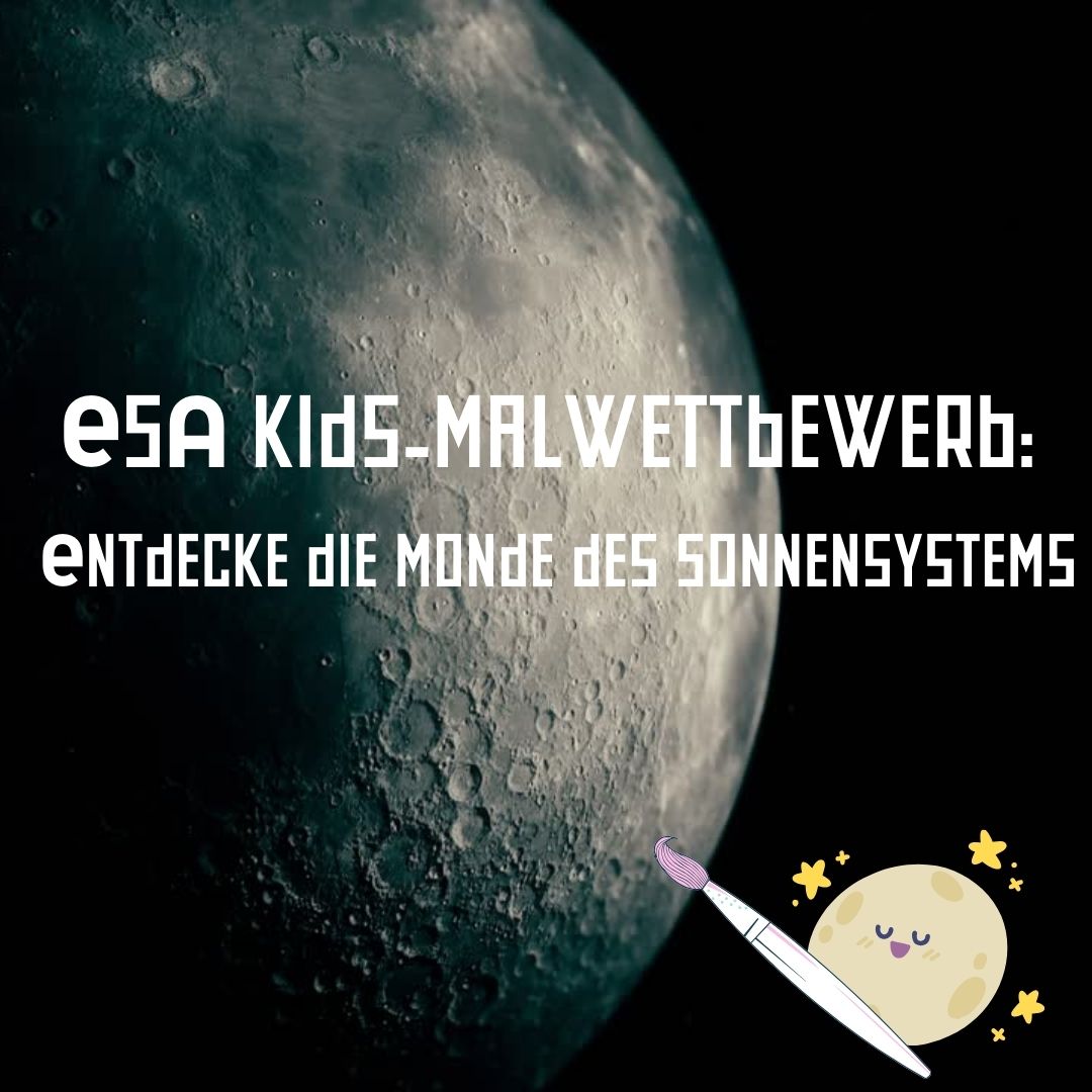 ESA Kids-Wettbewerb: Entdecke die Monde des Sonnensystems