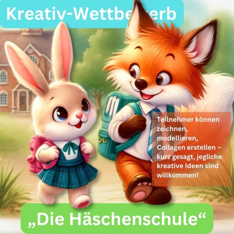 Kreativ-Wettbewerb „Die Häschenschule“