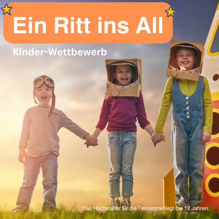 Kinder-Wettbewerb: Ein Ritt ins All